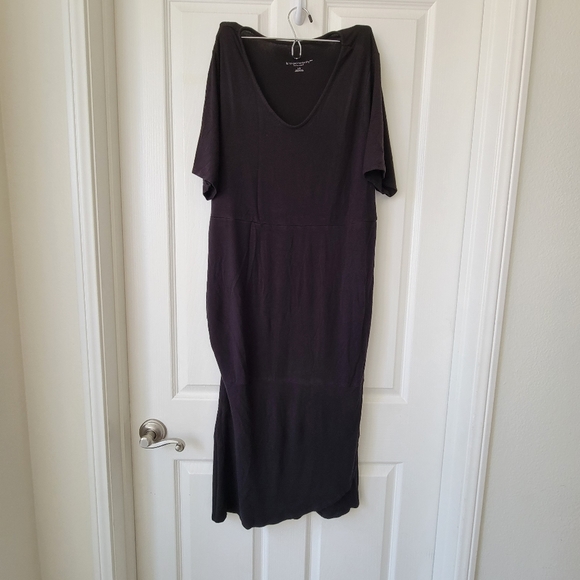 Liz Lange Maternity Women Black Casual Dress L Maternity - Picture 2 of 11